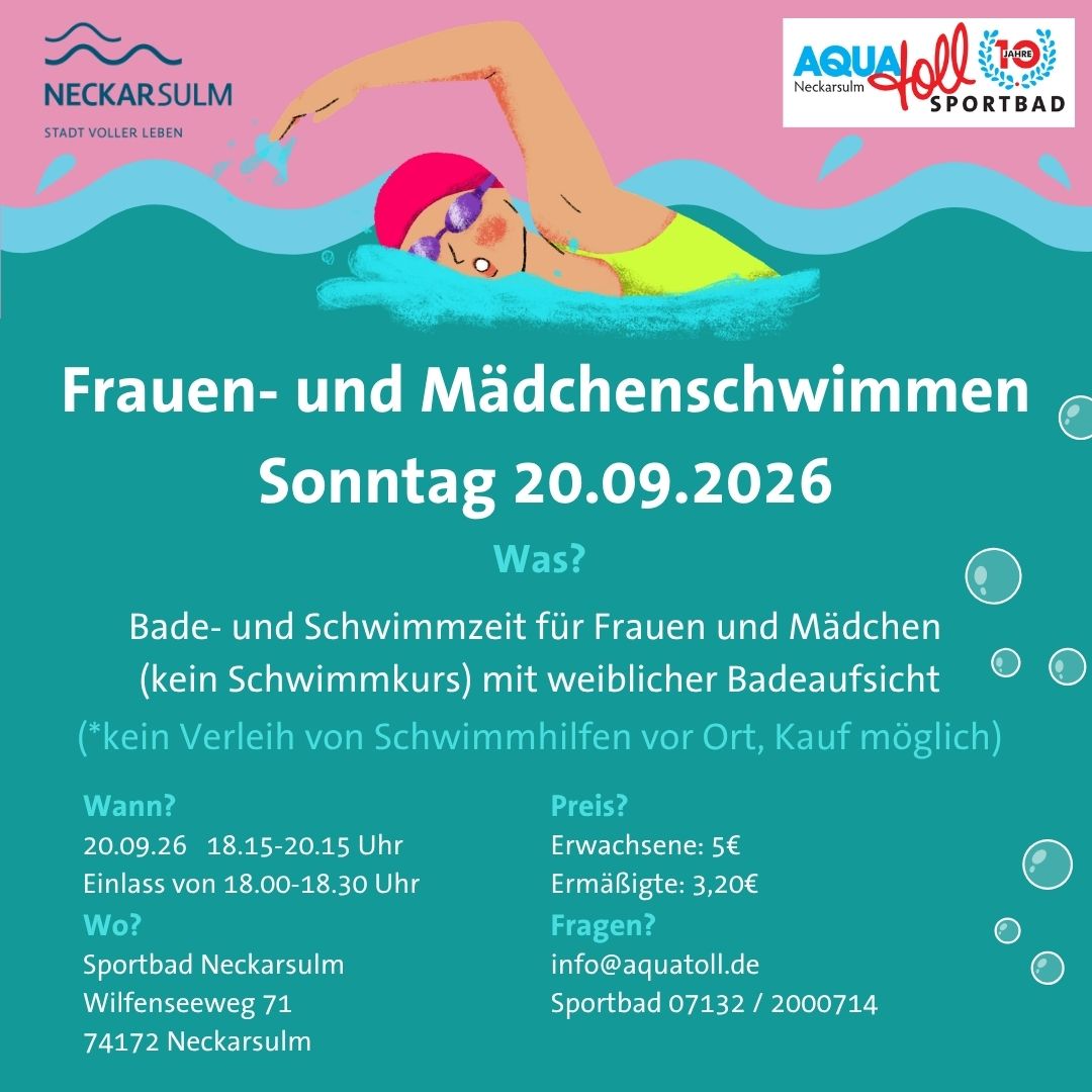 Frauenschwimmen Deutsch 2026