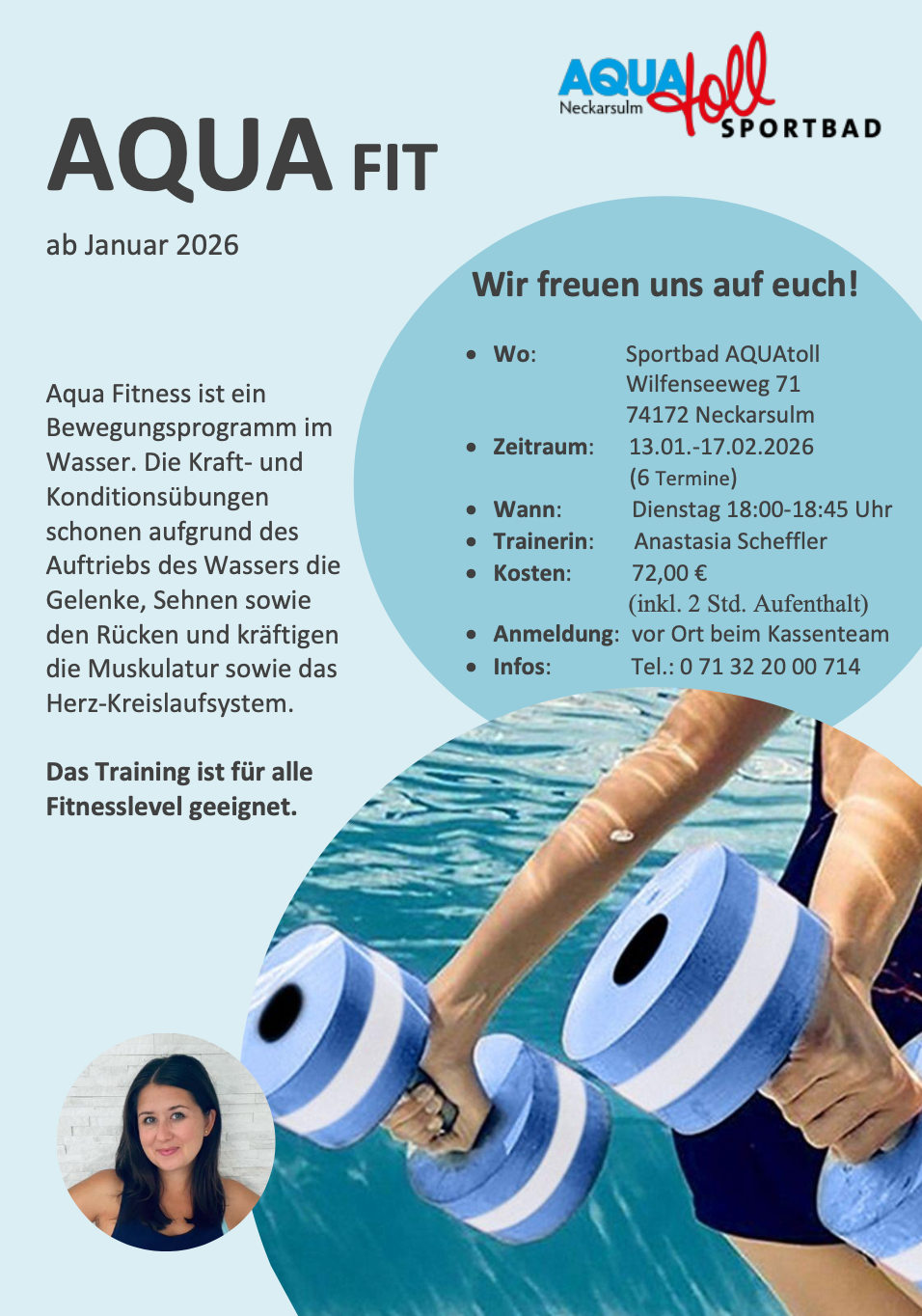 AQUAKurse im Sportbad